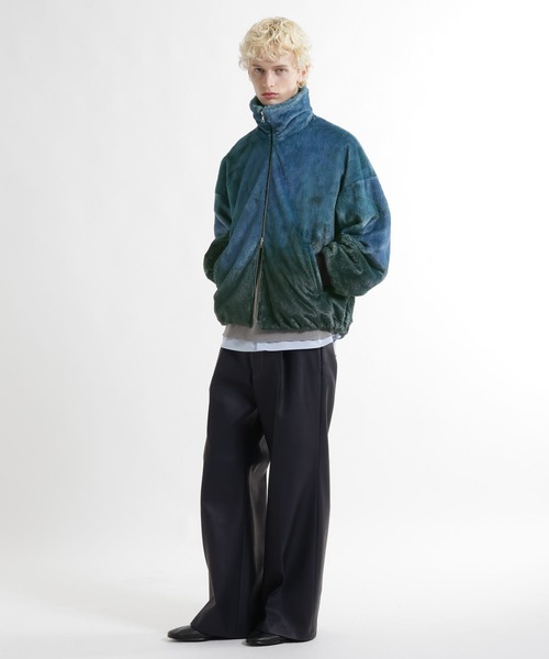 HARE(ハレ)の「コンパクトファーブルゾン(HARE)(ブルゾン・メンズ・ブルー系その他/グレー/ブラック・SMALL/MEDIUM)」の16枚目の写真
