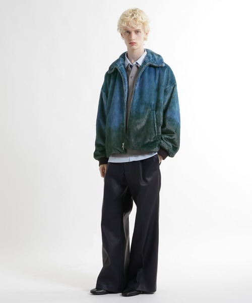 HARE(ハレ)の「コンパクトファーブルゾン(HARE)(ブルゾン・メンズ・ブルー系その他/グレー/ブラック・SMALL/MEDIUM)」の15枚目の写真