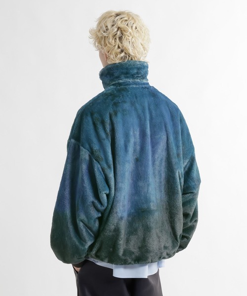 HARE(ハレ)の「コンパクトファーブルゾン(HARE)(ブルゾン・メンズ・ブルー系その他/グレー/ブラック・SMALL/MEDIUM)」の8枚目の写真