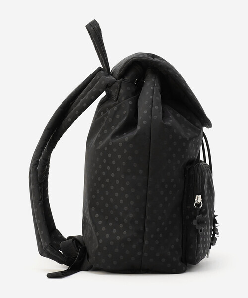 DANTON（ダントン）の「DANTON × eunoia | ドットサテン 中綿バッグ（バックパック/リュック・レディース・ブラック・-）」の3枚目の写真
