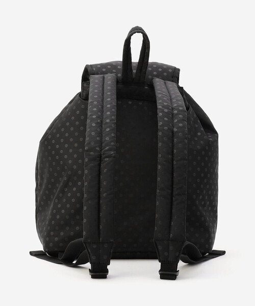 DANTON（ダントン）の「DANTON × eunoia | ドットサテン 中綿バッグ（バックパック/リュック・レディース・ブラック・-）」の4枚目の写真
