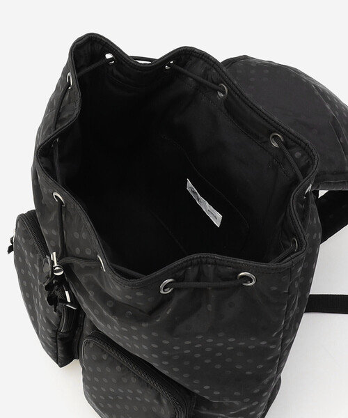DANTON（ダントン）の「DANTON × eunoia | ドットサテン 中綿バッグ（バックパック/リュック・レディース・ブラック・-）」の9枚目の写真