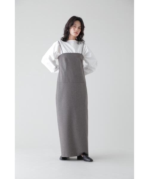 YLEVE(イレーヴ)の「YLEVE / WOOL CHAMBRAY FLANNEL OP(ワンピース・レディース・ベージュ・2/0/1)」の15枚目の写真