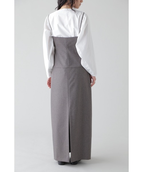 YLEVE(イレーヴ)の「YLEVE / WOOL CHAMBRAY FLANNEL OP(ワンピース・レディース・ベージュ・2/0/1)」の13枚目の写真
