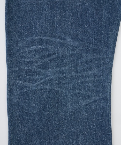 ADAM PATEK(アダムパテック)の「ADAMPATEK/repaired trace selvedge washed denim/ヴィンテージリメイクデニム/AP2628008(デニムパンツ・レディース・ホワイト/ブルー・1/3/2)」の8枚目の写真