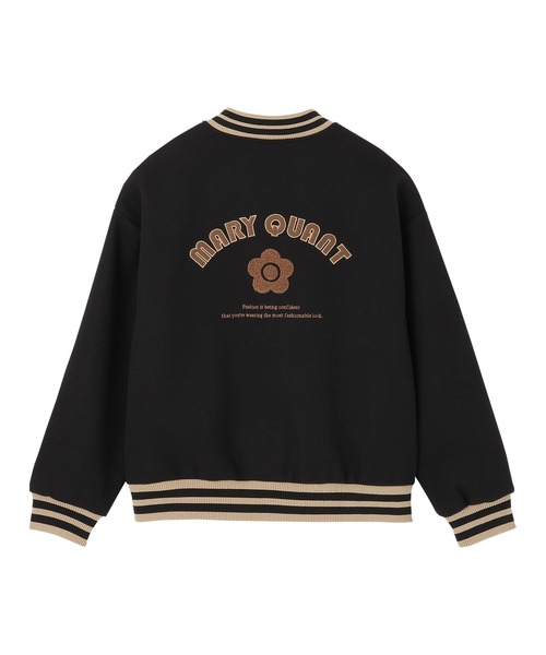 MARY QUANT(マリークワント)の「ウールライクスタジャン ブルゾン(スタジャン・レディース・ブラック/ブラウン/ブルー/グレー・M)」の6枚目の写真