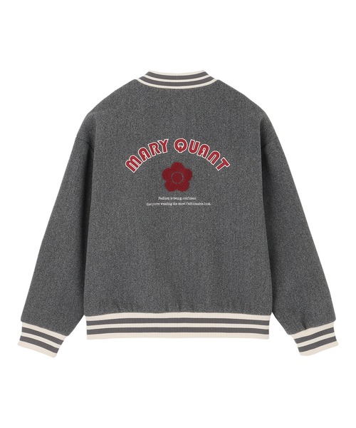 MARY QUANT(マリークワント)の「ウールライクスタジャン ブルゾン(スタジャン・レディース・ブラック/ブラウン/ブルー/グレー・M)」の15枚目の写真