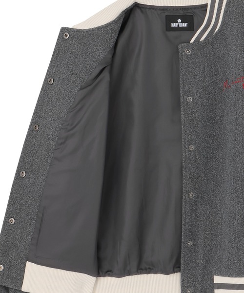 MARY QUANT(マリークワント)の「ウールライクスタジャン ブルゾン(スタジャン・レディース・ブラック/ブラウン/ブルー/グレー・M)」の16枚目の写真