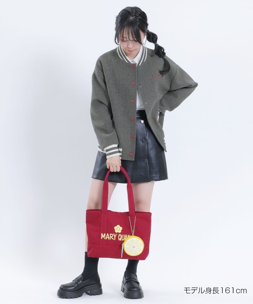 MARY QUANT(マリークワント)の「ウールライクスタジャン ブルゾン(スタジャン・レディース・ブラック/ブラウン/ブルー/グレー・M)」の21枚目の写真