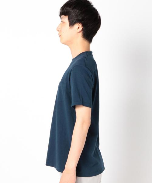 SHIPS(シップス)の「VELVA SHEEN: クルーネック ポケットTシャツ(Tシャツ/カットソー・メンズ・ネイビー/ホワイト/コバルトブルー・SMALL/MEDIUM/LARGE)」の7枚目の写真