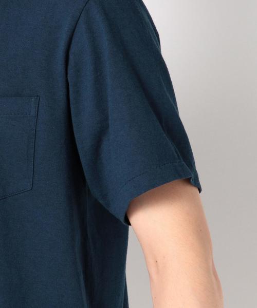 SHIPS(シップス)の「VELVA SHEEN: クルーネック ポケットTシャツ(Tシャツ/カットソー・メンズ・ネイビー/ホワイト/コバルトブルー・SMALL/MEDIUM/LARGE)」の5枚目の写真