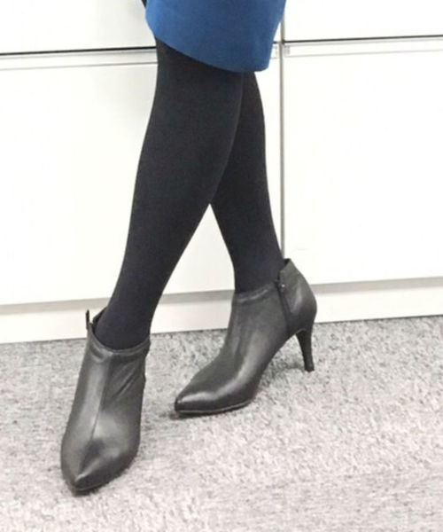 22 OCTOBRE（ヴァンドゥ－オクトーブル）の「【Oggi 12月号掲載】ブーティー（ブーティ・レディース・ブラック/ブラウン・LARGE/MEDIUM）」の2枚目の写真