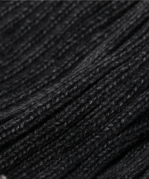 LBC（エルビーシー）の「インディゴ風リブワッチ（ニットキャップ/ビーニー・レディース・ブラック/ネイビー/グレー・ONE SIZE）」の7枚目の写真