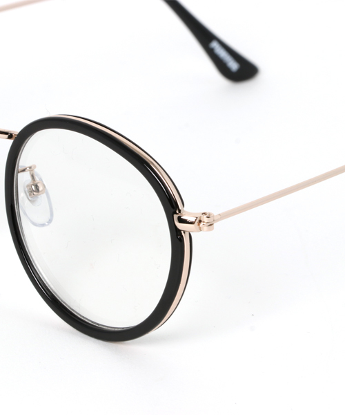 PUNYUS（プニュズ）の「ラウンドメガネ（サングラス・レディース・ブラック/その他1・FREE）」の5枚目の写真