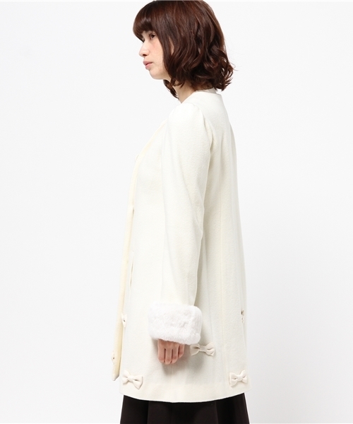LODISPOTTO（ロディスポット）の「エンジェルリボンノーカラーコート