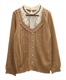 Vネックtシャツ 重ね着 に該当するレディースのニット セーター一覧 Wear