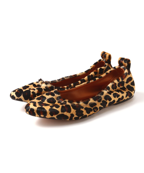 COMING ATTRACTIONS(カミングアトラクションズ)の「【別注】COMING ATTRACTIONS / バレエシューズ レオパード ポニー(バレエシューズ・レディース・ブラウン/ブラウン系その他・38/37/39/36)」の12枚目の写真