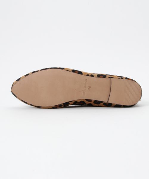 COMING ATTRACTIONS(カミングアトラクションズ)の「【別注】COMING ATTRACTIONS / バレエシューズ レオパード ポニー(バレエシューズ・レディース・ブラウン/ブラウン系その他・38/37/39/36)」の7枚目の写真