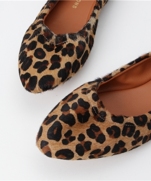 COMING ATTRACTIONS(カミングアトラクションズ)の「【別注】COMING ATTRACTIONS / バレエシューズ レオパード ポニー(バレエシューズ・レディース・ブラウン/ブラウン系その他・38/37/39/36)」の10枚目の写真