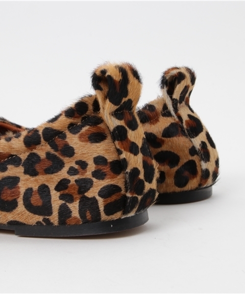 COMING ATTRACTIONS(カミングアトラクションズ)の「【別注】COMING ATTRACTIONS / バレエシューズ レオパード ポニー(バレエシューズ・レディース・ブラウン/ブラウン系その他・38/37/39/36)」の4枚目の写真