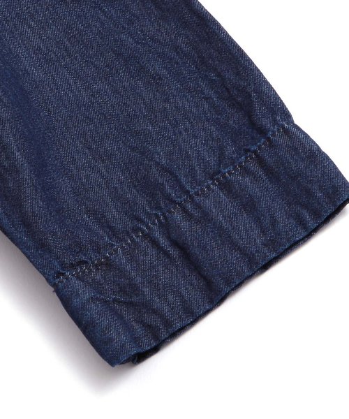 apres les cours(アプレレクール)の「コートワンピース(ワンピース・キッズ・ネイビー/ストライプ/ピンク・90/120/80/140/100/130/110)」の14枚目の写真