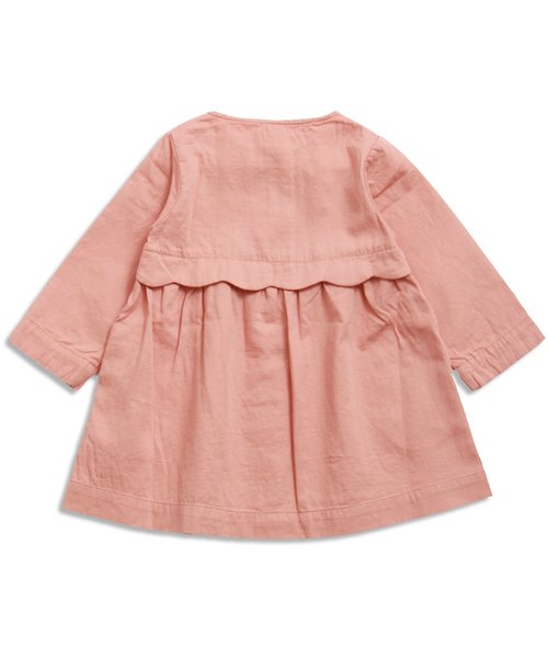 apres les cours(アプレレクール)の「コートワンピース(ワンピース・キッズ・ネイビー/ストライプ/ピンク・90/120/80/140/100/130/110)」の9枚目の写真