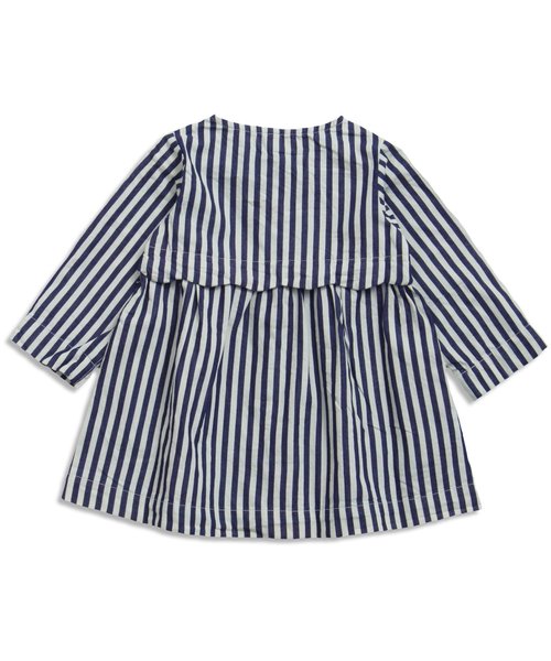 apres les cours(アプレレクール)の「コートワンピース(ワンピース・キッズ・ネイビー/ストライプ/ピンク・90/120/80/140/100/130/110)」の10枚目の写真