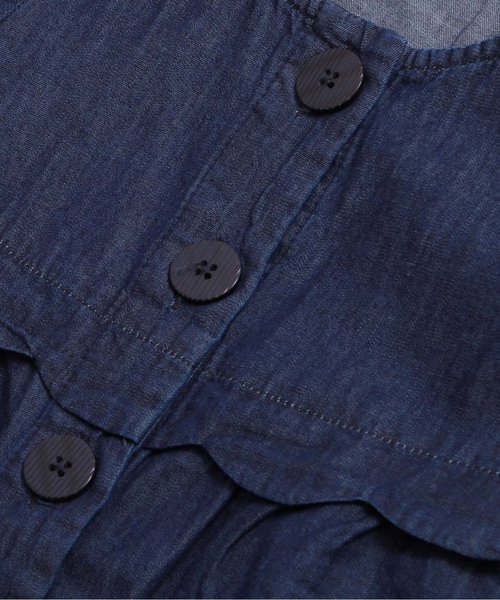 apres les cours(アプレレクール)の「コートワンピース(ワンピース・キッズ・ネイビー/ストライプ/ピンク・90/120/80/140/100/130/110)」の12枚目の写真