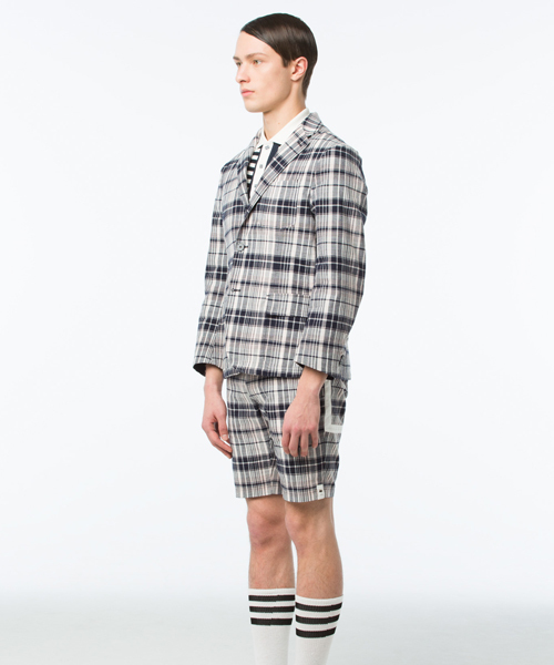 koe×THOM BROWNE（コエトムブラウン）の「[koe×THOM BROWNE]MENS MADRAS SPORTCOAT（テーラードジャケット・メンズ・マルチ・LARGE/SMALL/MEDIUM）」の4枚目の写真