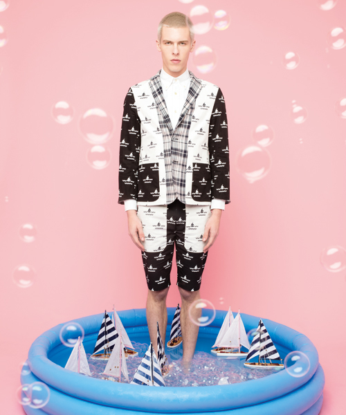 koe×THOM BROWNE（コエトムブラウン）の「[koe×THOM BROWNE]MENS MADRAS SPORTCOAT（テーラードジャケット・メンズ・マルチ・LARGE/SMALL/MEDIUM）」の2枚目の写真