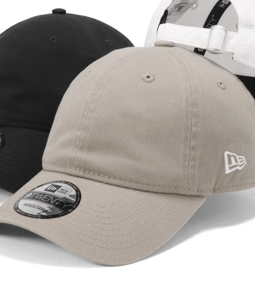 NEW ERA(ニューエラ)の「ニューエラ キャップ 9TWENTY ベーシック無地(キャップ・レディース・ブラック/ホワイト/ウッドランド/アイボリー/ピンク/ネイビー/ライトインディゴブルー/ブラック系その他/ベージュ/インディゴブルー/ブルー系その他2/ライトイエロー/ブルー系その他/レッド系その他/ブラック系その他2/ブルー系その他3/ベージュ系その他/ブラック系その他4/ブラック系その他3/グレー/オリーブ/ベージュ系その他2/ベージュ系その他3/グリーン系その他/グレー系その他/ダークグリーン/ネイビー系/ベージュ系その他5・ONE SIZE/FREE/M/L/L/XL/S/M)」の9枚目の写真