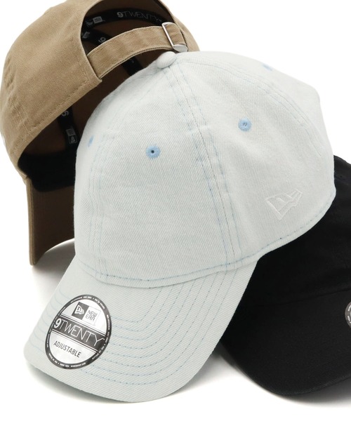 NEW ERA(ニューエラ)の「ニューエラ キャップ 9TWENTY ベーシック無地(キャップ・レディース・ブラック/ホワイト/ウッドランド/アイボリー/ピンク/ネイビー/ライトインディゴブルー/ブラック系その他/ベージュ/インディゴブルー/ブルー系その他2/ライトイエロー/ブルー系その他/レッド系その他/ブラック系その他2/ブルー系その他3/ベージュ系その他/ブラック系その他4/ブラック系その他3/グレー/オリーブ/ベージュ系その他2/ベージュ系その他3/グリーン系その他/グレー系その他/ダークグリーン/ネイビー系/ベージュ系その他5・ONE SIZE/FREE/M/L/L/XL/S/M)」の21枚目の写真