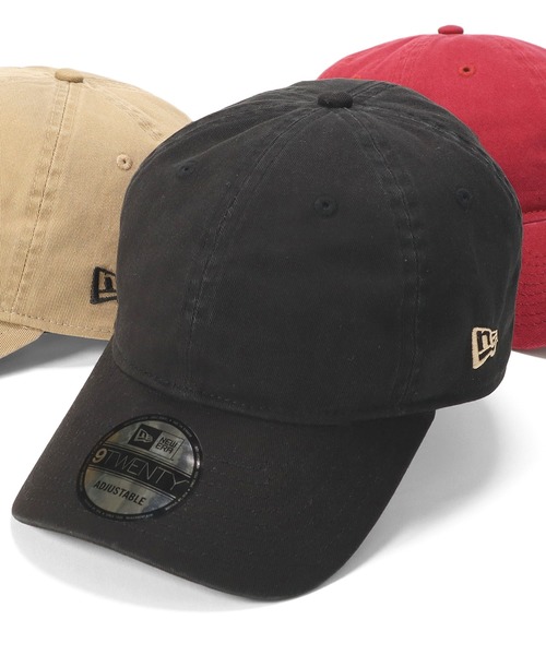 NEW ERA(ニューエラ)の「ニューエラ キャップ 9TWENTY ベーシック無地(キャップ・レディース・ブラック/ホワイト/ウッドランド/アイボリー/ピンク/ネイビー/ライトインディゴブルー/ブラック系その他/ベージュ/インディゴブルー/ブルー系その他2/ライトイエロー/ブルー系その他/レッド系その他/ブラック系その他2/ブルー系その他3/ベージュ系その他/ブラック系その他4/ブラック系その他3/グレー/オリーブ/ベージュ系その他2/ベージュ系その他3/グリーン系その他/グレー系その他/ダークグリーン/ネイビー系/ベージュ系その他5・ONE SIZE/FREE/M/L/L/XL/S/M)」の7枚目の写真