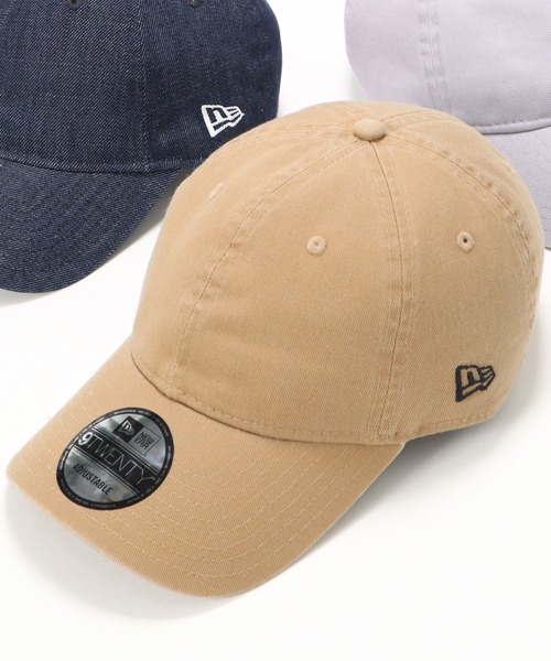 NEW ERA(ニューエラ)の「ニューエラ キャップ 9TWENTY ベーシック無地(キャップ・レディース・ブラック/ホワイト/ウッドランド/アイボリー/ピンク/ネイビー/ライトインディゴブルー/ブラック系その他/ベージュ/インディゴブルー/ブルー系その他2/ライトイエロー/ブルー系その他/レッド系その他/ブラック系その他2/ブルー系その他3/ベージュ系その他/ブラック系その他4/ブラック系その他3/グレー/オリーブ/ベージュ系その他2/ベージュ系その他3/グリーン系その他/グレー系その他/ダークグリーン/ネイビー系/ベージュ系その他5・ONE SIZE/FREE/M/L/L/XL/S/M)」の12枚目の写真