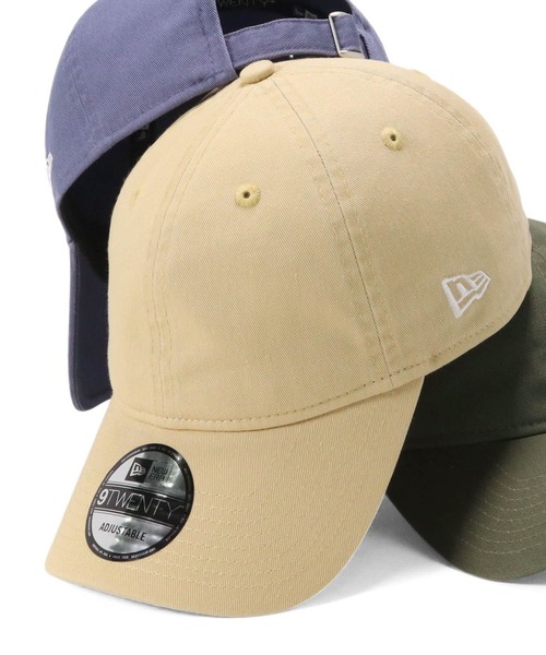 NEW ERA(ニューエラ)の「ニューエラ キャップ 9TWENTY ベーシック無地(キャップ・レディース・ブラック/ホワイト/ウッドランド/アイボリー/ピンク/ネイビー/ライトインディゴブルー/ブラック系その他/ベージュ/インディゴブルー/ブルー系その他2/ライトイエロー/ブルー系その他/レッド系その他/ブラック系その他2/ブルー系その他3/ベージュ系その他/ブラック系その他4/ブラック系その他3/グレー/オリーブ/ベージュ系その他2/ベージュ系その他3/グリーン系その他/グレー系その他/ダークグリーン/ネイビー系/ベージュ系その他5・ONE SIZE/FREE/M/L/L/XL/S/M)」の14枚目の写真