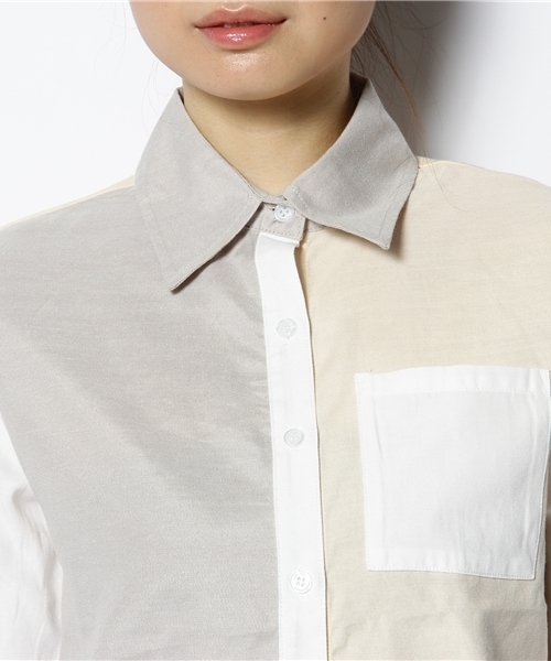 WEGO（ウィゴー）の「ムジLSSH（シャツ/ブラウス・レディース・ホワイト/ライトグレー/ナチュラル/その他1・FREE）」の7枚目の写真