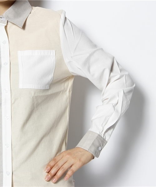 WEGO（ウィゴー）の「ムジLSSH（シャツ/ブラウス・レディース・ホワイト/ライトグレー/ナチュラル/その他1・FREE）」の8枚目の写真