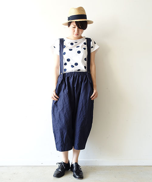 ichi(イチ)の「i c h i ランダムドット プルオーバー(Tシャツ/カットソー・レディース・グレー/ホワイト/ネイビー・ONE SIZE)」の1枚目の写真