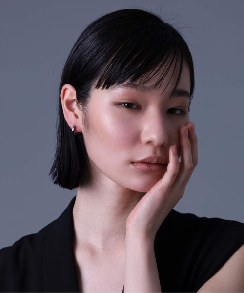 LION HEART(ライオンハート)の「【限定展開】“THE EDGE”カッティングフープピアス/サージカルステンレス(金属アレルギー対応)【LION HEART / ライオンハート】(ピアス(片耳用)・メンズ・ブラック/シルバー/ゴールド/ライトブラック/シルバー×ゴールド/シルバー系その他/ブラック系その他/ダークブラック/シルバー×ブルー/シルバー×ブラック/ピンク系その他/シルバー系その他2/ブラック系その他2/ピンクゴールド・FREE)」の20枚目の写真