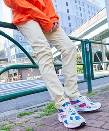 MONO-MART | カツラギ素材 スキニー ストレッチ パンツ(MONO-MART)(チノパンツ)