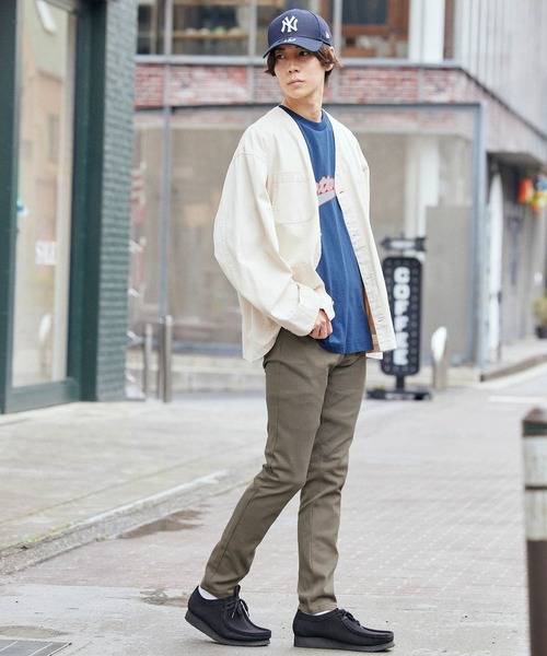 カツラギ素材 スキニー ストレッチ パンツ（チノパンツ）｜MONO-MART