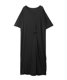 Luz Llena | [綿100%]フロントツイスト・Tシャツワンピース(ワンピース)