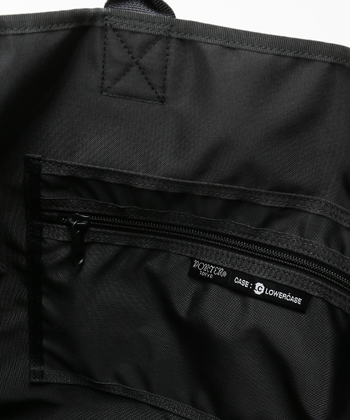 PORTER（ポーター）の「◇LOWERCASE*PORTER*EDIFICE シャンブレートートバック（トートバッグ・メンズ・ブラック/ネイビー・FREE）」の16枚目の写真