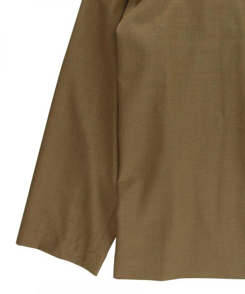 AURALEE（オーラリー）の「＜AURALEE（オーラリー）＞ TRO SHIRT JKT（ブルゾン・メンズ・オリーブ/ベージュ・3/5/4）」の6枚目の写真