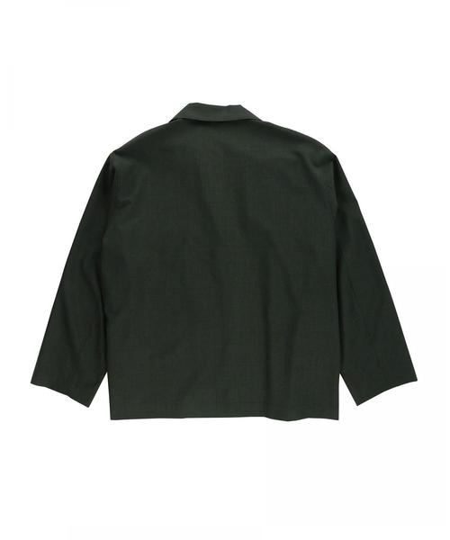 AURALEE（オーラリー）の「＜AURALEE（オーラリー）＞ TRO SHIRT JKT（ブルゾン・メンズ・オリーブ/ベージュ・3/5/4）」の8枚目の写真