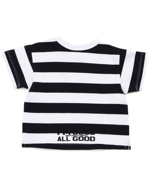 BREEZE(ブリーズ)の「太ボーダーTシャツ(Tシャツ/カットソー・キッズ・ネイビー/グリーン/レッド・100/120/90/140/80/110/130/160/150)」の17枚目の写真