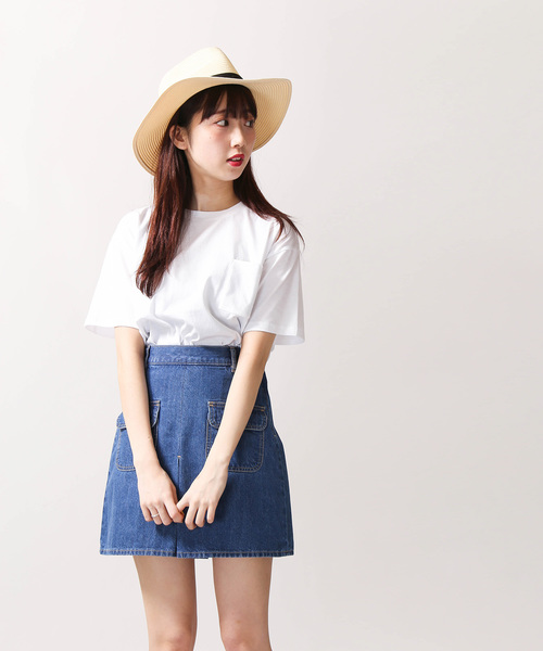 WEGO（ウィゴー）の「WEGO/フロントBOXプリーツ台形ミニスカート