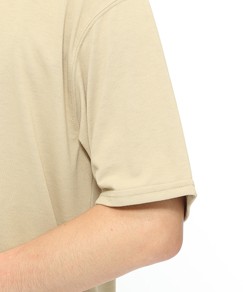 LAKOLE（ラコレ）の「【吸水速乾】スマイルプリントBIG-Tシャツ / LAKOLE（Tシャツ/カットソー・メンズ・ホワイト/ベージュ/オレンジ・MEDIUM/LARGE）」の11枚目の写真