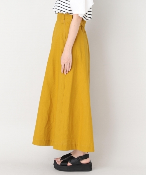 LOWRYS FARM（ローリーズファーム）の「メンアサＡラインスカート　804356（スカート・レディース・イエロー/グリーン/アイボリー/テラコッタ・FREE）」の9枚目の写真