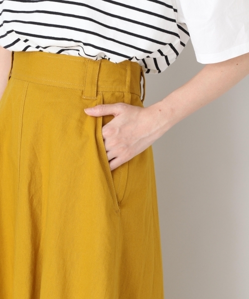 LOWRYS FARM（ローリーズファーム）の「メンアサＡラインスカート　804356（スカート・レディース・イエロー/グリーン/アイボリー/テラコッタ・FREE）」の12枚目の写真